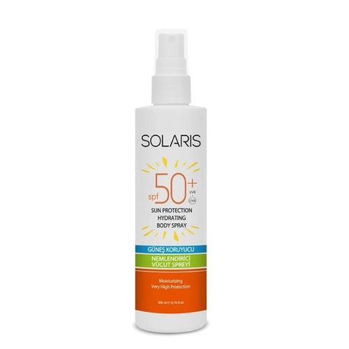 Solaris Güneş Koruyucu Nemlendirici Vücut Spreyi SPF 50 200 ml