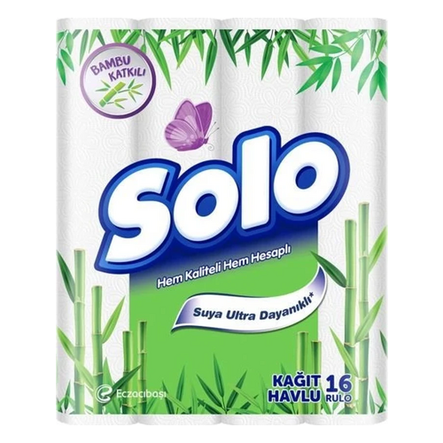 Solo Bambu Havlu 16'lı - Solo ürünü