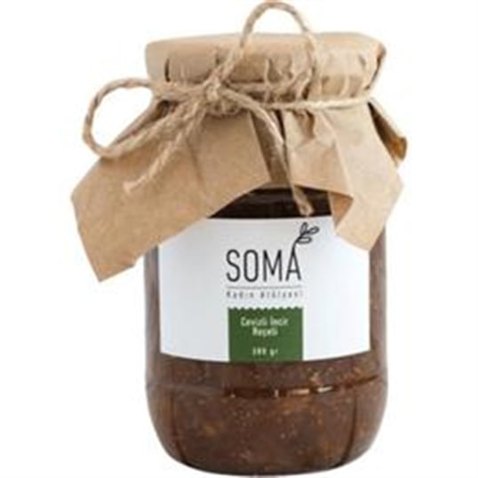Soma Chialı Şekersiz Cevizli İncir Reçeli 380 Gr