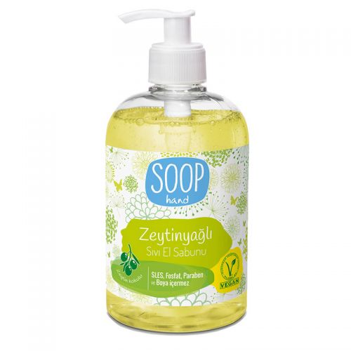 SOOP Hand Zeytinyağlı Sıvı El Sabunu - Zeytin Kokulu 500 ml - SOOP ürünü