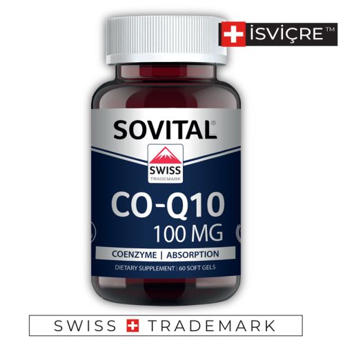Sovital CO - Q10 100 mg Takviye Edici Gıda 60 Yumuşak Kapsül - Sovital ürünü