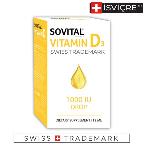Sovital D3 Vitami 100 IU Damla 12 ml - Sovital ürünü