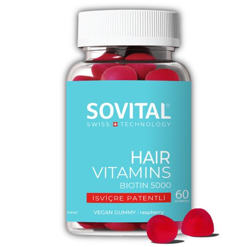 Sovital Hair Vegan Gummy Saç Vitamini 60 Adet - Sovital ürünü