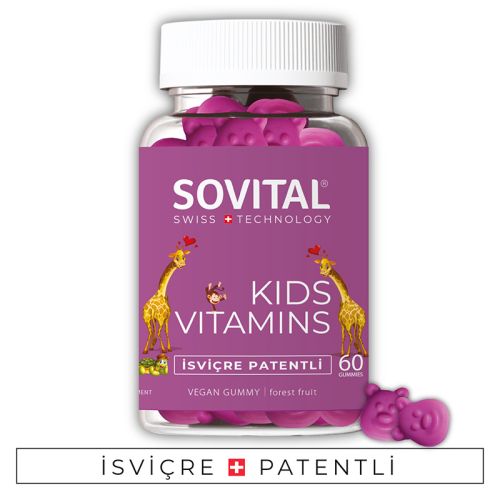 Sovital Kids Vitamins Takviye Edici Gıda 60 Gummies - Sovital ürünü