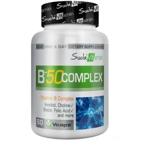 Suda Vitamin B-50 Complex 60 Bitkisel Kapsül