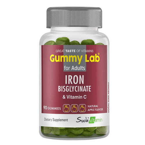 Suda Vitamin Gummy Lab Iron Bisglycinate 90 Gummy