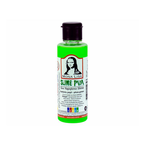 Südor Monalisa Sıvı Yapıştırıcı Slime 70 ml Fosforlu Yeşil - Südor ürünü