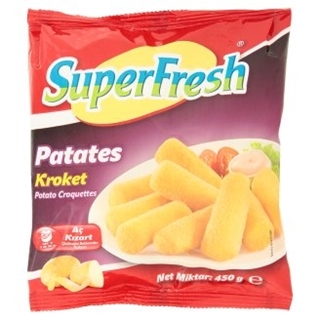 Superfresh Patates Kroket 450 gr