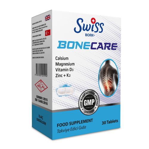 Swiss Bork Bonecare Takviye Edici Gıda 30 Tablet - Swiss Bork ürünü