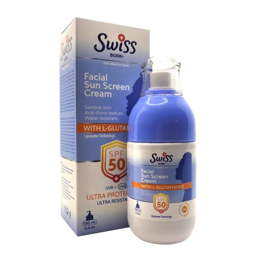 Swiss Bork Leke Karşıtı Spf50+ Yüz Güneş Kremi 100 ml - Swiss Bork ürünü