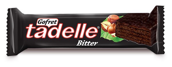 Tadelle Bitter Çikolata Kaplamalı Kakaolu Gofret 35 g