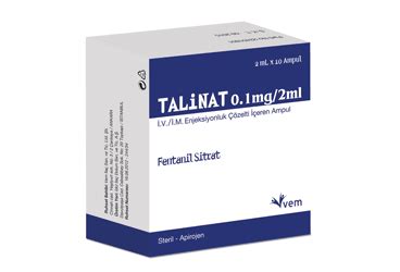 Vem İlaç Talinat 0.1 mg/2 ml 10 Ampül