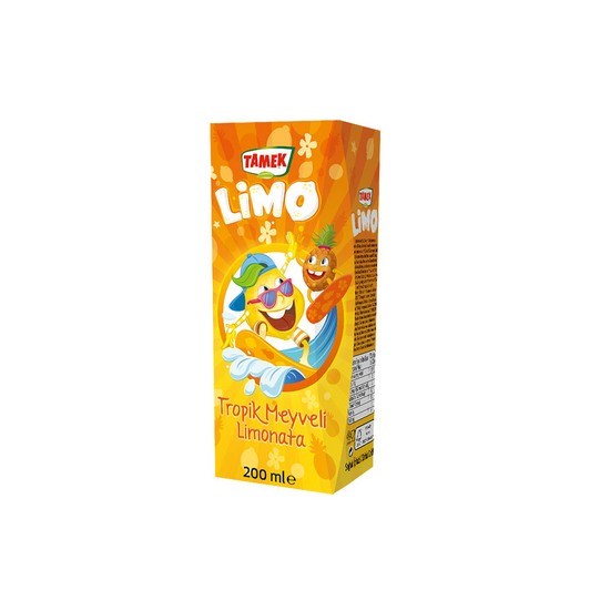 Tamek M.Suyu Tamek Limo Tropik Aromalı Limonata 200 ml