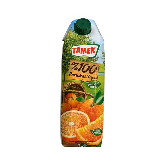 Tamek M.Suyu Tamek Nektar Portakal %100 1 lt
