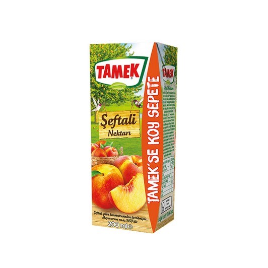 Tamek M.Suyu Tamek Şeftali Nektarı 200 ml