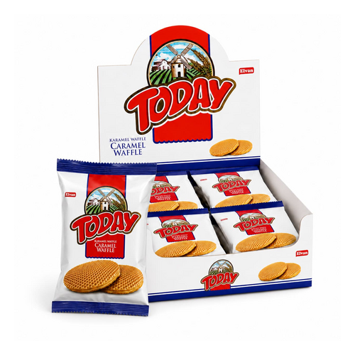 Today Caramel Waffle 22 Gr. 24 Adet - Today ürünü