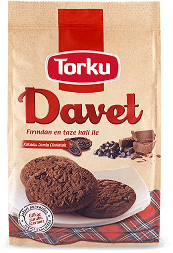 Torku Davet Kakaolu Damla Çikolatalı Bisküvi 180 gr