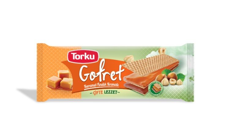 Torku Karamel ve Fındık Kremalı Gofret 142 Gr