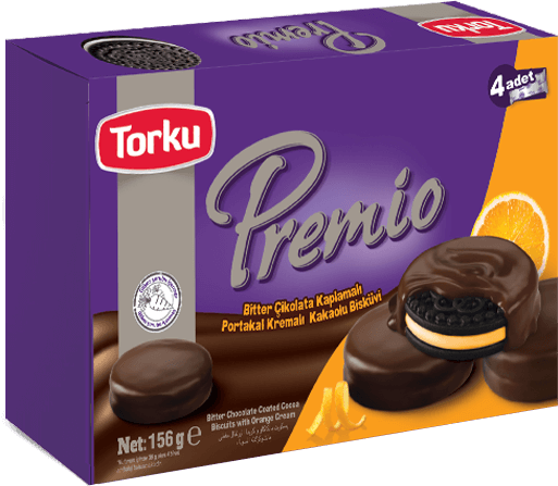 Torku Premio Çikolata Kaplamalı Portakallı 156 gr