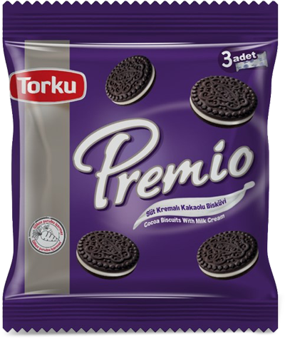 Torku Premio Süt Kremalı Kakaolu Bisküvi 3x132 gr