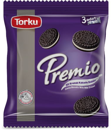 Torku Premio Süt Kremalı Kakaolu Bisküvi 3x86 gr