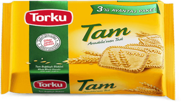 Torku Tam Buğdaylı Bisküvi 3x131 gr