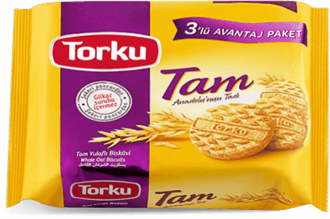 Torku Tam Yulaflı Bisküvi 3x118 gr