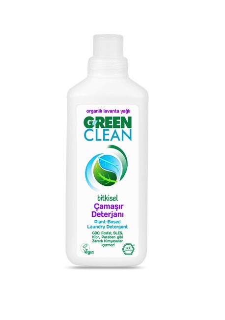 U Green Clean Bitkisel Çamaşır Sıvı Det lavanta 1000 Ml