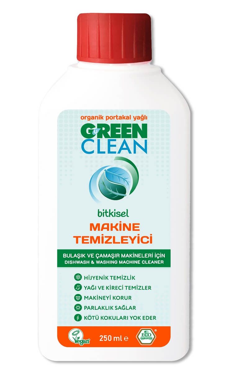 U Green Clean Makine Temizleyici Organik Portakal Yağlı 250 Ml