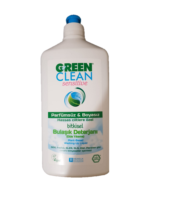 U Green Clean Sensitive Kokusuz Bulaşık Deterjanı 500 Ml