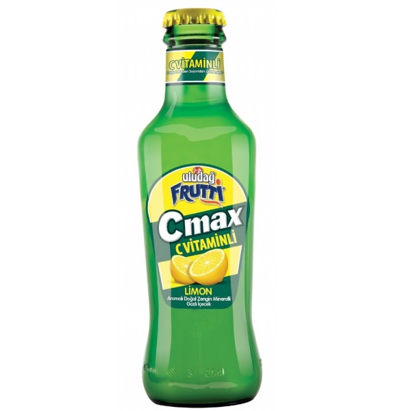 Uludağ Frutti C Max Limon Aromalı 200 ml Cam Şişe