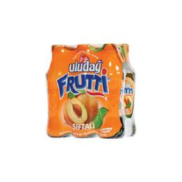 Uludağ Frutti Şeftali Aromalı 6x200 ml Çoklu Paket