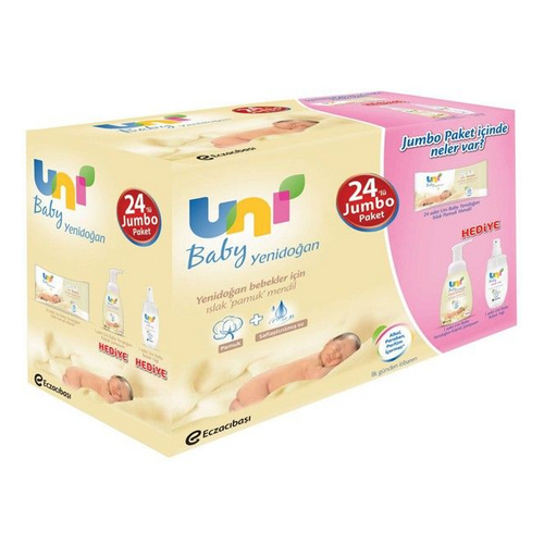 Uni Baby Aktif 52 Yaprak Islak Mendil - Uni Baby ürünü