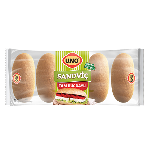 Uno Tam Buğdaylı Sandviç Ekmeği (5'li)