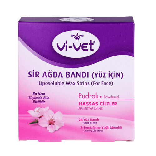 Vi-vet Yüz Ağda Bandı Pudralı 24lü Set