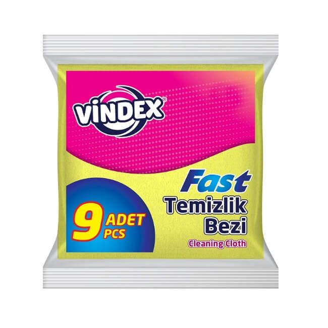 Vindex Fast Temizlik Bezi 9 Adet