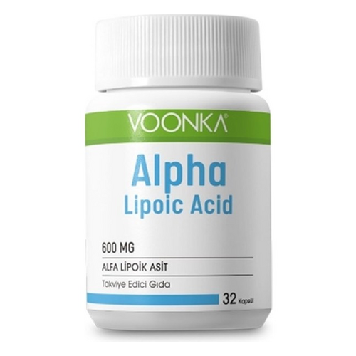 Voonka Alpha Lipoic Acid 600mg 32 Kapsül - Voonka ürünü