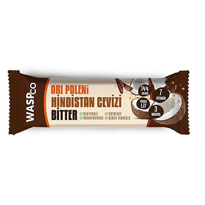 Wasp Polen Bar Hindistan Cevizi & Yer Fıstığı 38 gr - Wasp ürünü