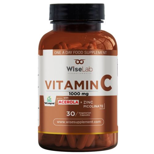 WiseLab Vitamin C 1000mg 30 Bitkisel Kapsül - WiseLab ürünü