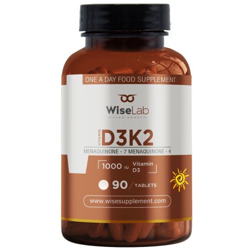 WiseLab Vitamin D3 + K2 90 Tablet - WiseLab ürünü