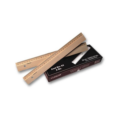 YILDIZLAR 083 30cm TAHTA CETVEL - Yıldızlar ürünü