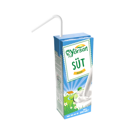 Yörsan Süt Yarım Yağlı UHT 200 ml - Yörsan ürünü