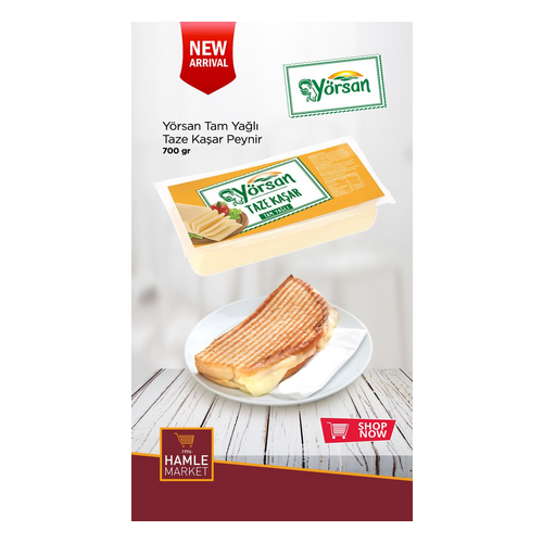 Yörsan Tam Yağlı Kaşar Peyniri - Yörsan ürünü