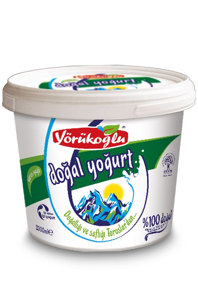 Yörükoğlu Yarım Yağlı Yoğurt 2000 Gr