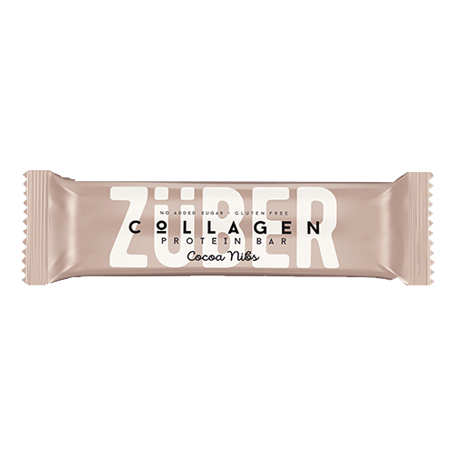 Züber Kakao Çekirdekli Glutensiz Kolajen Protein Bar (35 g)