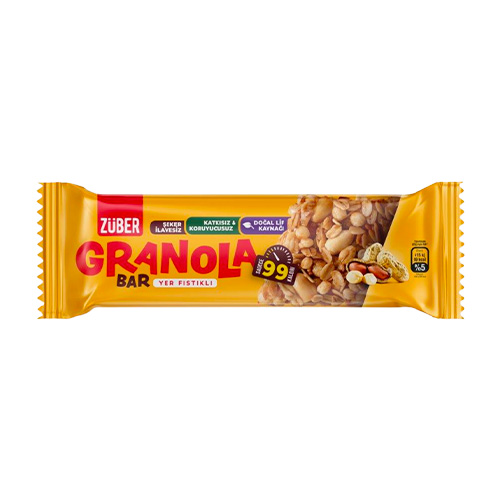 Züber Yer Fıstıklı Granola Bar (25 g)